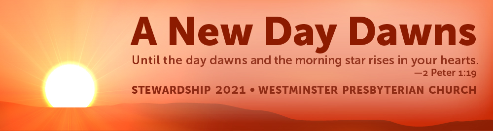 A New Day Dawns: Westminster Stewardship 2021